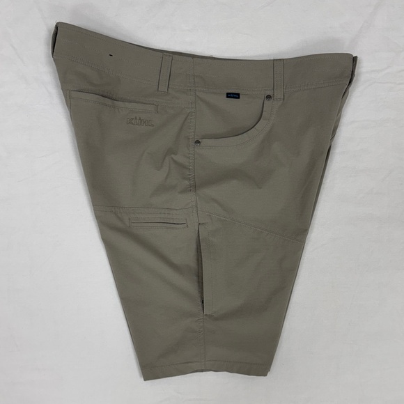Kuhl Silencr Kargo Shorts Mens 38 Khaki Outdoor Hiking Short Camping Ripstop 10” - Picture 9 of 13